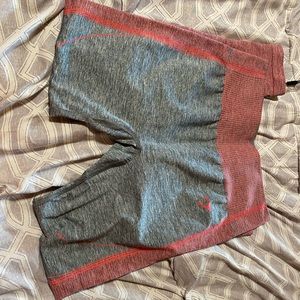 Gymshark Amplify Gray And Orange Seamless Shaping Legging Size XL